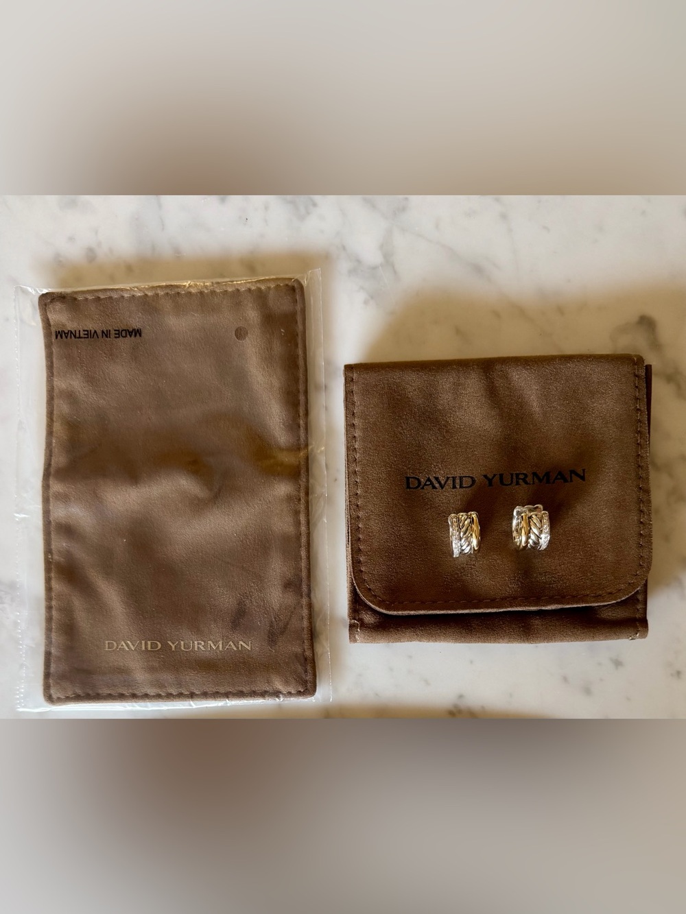 DAVID YURMAN MERCER HUGGIE HOOP EARRINGS - Picture 2 of 13